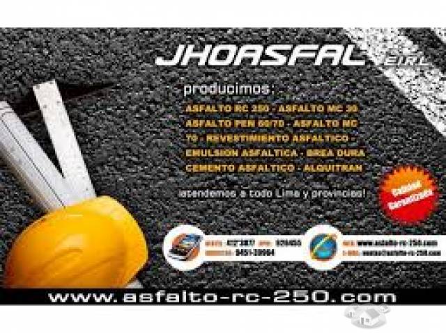 manto asfaltico en frio/caliente somos la empresa jhoasfal e.i.r.l