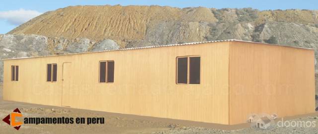 campamentos mineros prefabricados de madera en lima peru