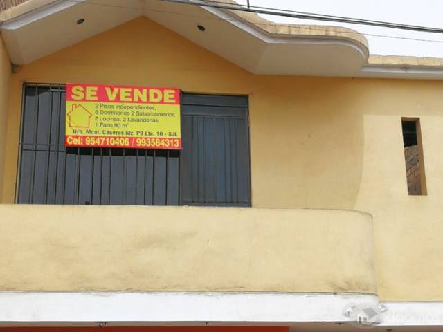 Remato casa de 2 pisos en San Juan de Lurigancho