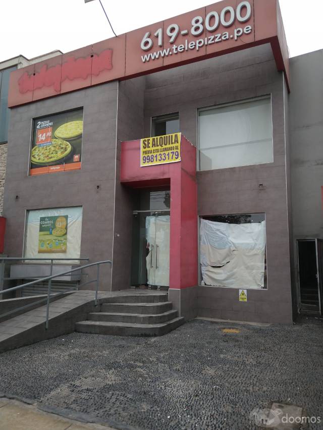 Local comercial con excelente ubicación en Miraflores